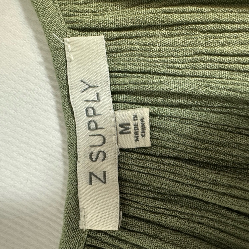 Z-Supply Maxi Dress Green Moss Size M - Picture 13 of 15